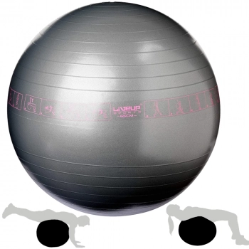 Bola de Pilates 65 cm Cinza Rope Store Em Promoção