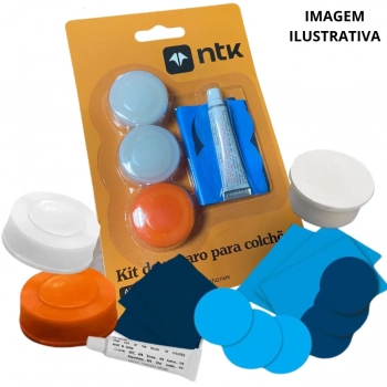 Kit Reparo para Colcho Inflvel Nautika 8 Acessrios Incluindo Reparos em Pvc