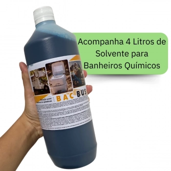 Kit 4 Solventes para Sanitrio Bac Bus 1 Litro Cada