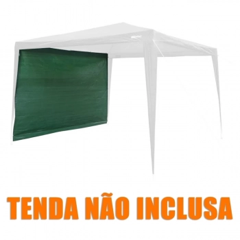 Parede Verde Nautika Compatvel com Tendas Gazebos 3m X 3m 1 Unidade