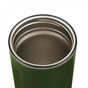 Copo com Tampa para Caf 450ml Ao Inox Antiqueda Verde