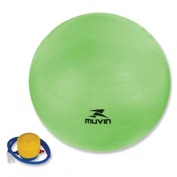 Bola de Ginástica e Pilates Gym Ball Anti estouro 55cm Verde