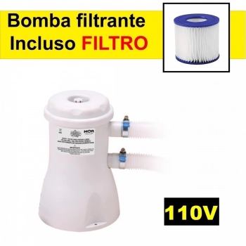 Kit Piscina Redonda Inflvel 9000 L + Capa e Forro e Filtro 110 V