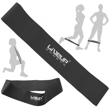 Mini Band Elastico Preto Treino Exercicios Intensidade Extra Forte