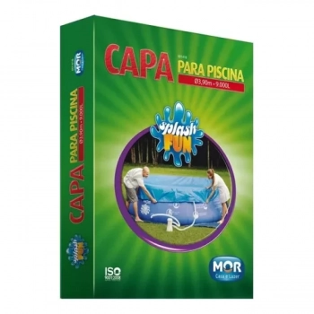 Kit Capa em Rafia + Forro em Rfia para Piscina Redonda Inflvel 9000 L Mor